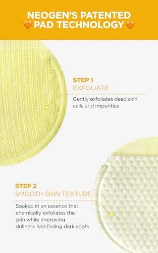 DERMALOGY by NEOGENLAB Bio-Peel Gauze Peeling Pads (Lemon, 8 pcs) | Gentle exfoliation with Lemon & Hyaluronic Acid thumbnail 3