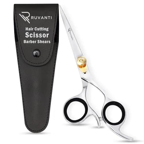 RUVANTI Professional Hair Thinning Shears 6.5 Inch | Japanese J2 Stainless Steel Blades for Barber, Salon & Home thumbnail 8