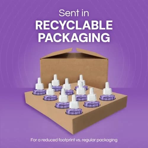 Air Wick Plug In Scented Oil Refills Lavender & Chamomile 10ct (0.67 fl oz per refill) | Continuous Fragrance for Up to 600 Days thumbnail 7
