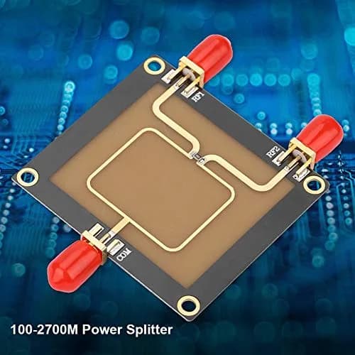 Hyuduo 2-Way Coaxial Splitter 100-2700MHz | RF Power Divider for Satellite & TV (80-120 chars) thumbnail 3