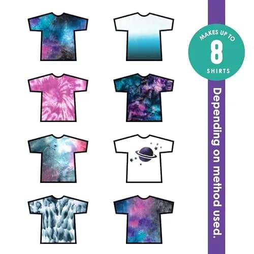 S·E·I Galaxy Tie Dye Kit 8 Colors | Water Based Spray Bottles for Fabric & Home Decor thumbnail 4