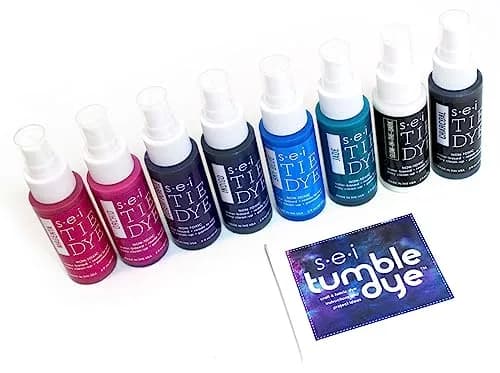S·E·I Galaxy Tie Dye Kit 8 Colors | Water Based Spray Bottles for Fabric & Home Decor thumbnail 5