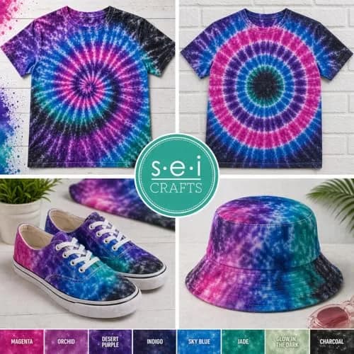 S·E·I Galaxy Tie Dye Kit 8 Colors | Water Based Spray Bottles for Fabric & Home Decor thumbnail 9