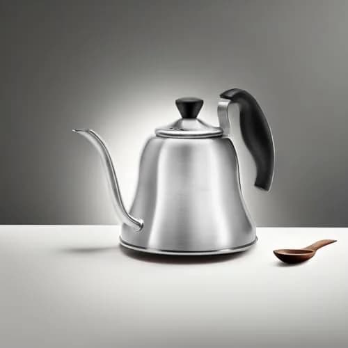 Chefbart Gooseneck Kettle for Pour Over Coffee & Tea, 0.8L (28oz) Brushed Stainless Steel | Precise Flow Control for Drip Brewing thumbnail 5