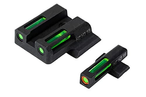 HIVIZ Litewave H3 Sight Tritium LitePipe Day/Night | Green Litepipes, Orange Front Ring, One Size thumbnail 1