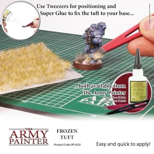 The Army Painter Battlefield Tufts - Frozen Tuft, 77 Pcs, 3 Sizes | Model Scenery & Diorama Supplies thumbnail 4