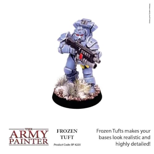The Army Painter Battlefield Tufts - Frozen Tuft, 77 Pcs, 3 Sizes | Model Scenery & Diorama Supplies thumbnail 5