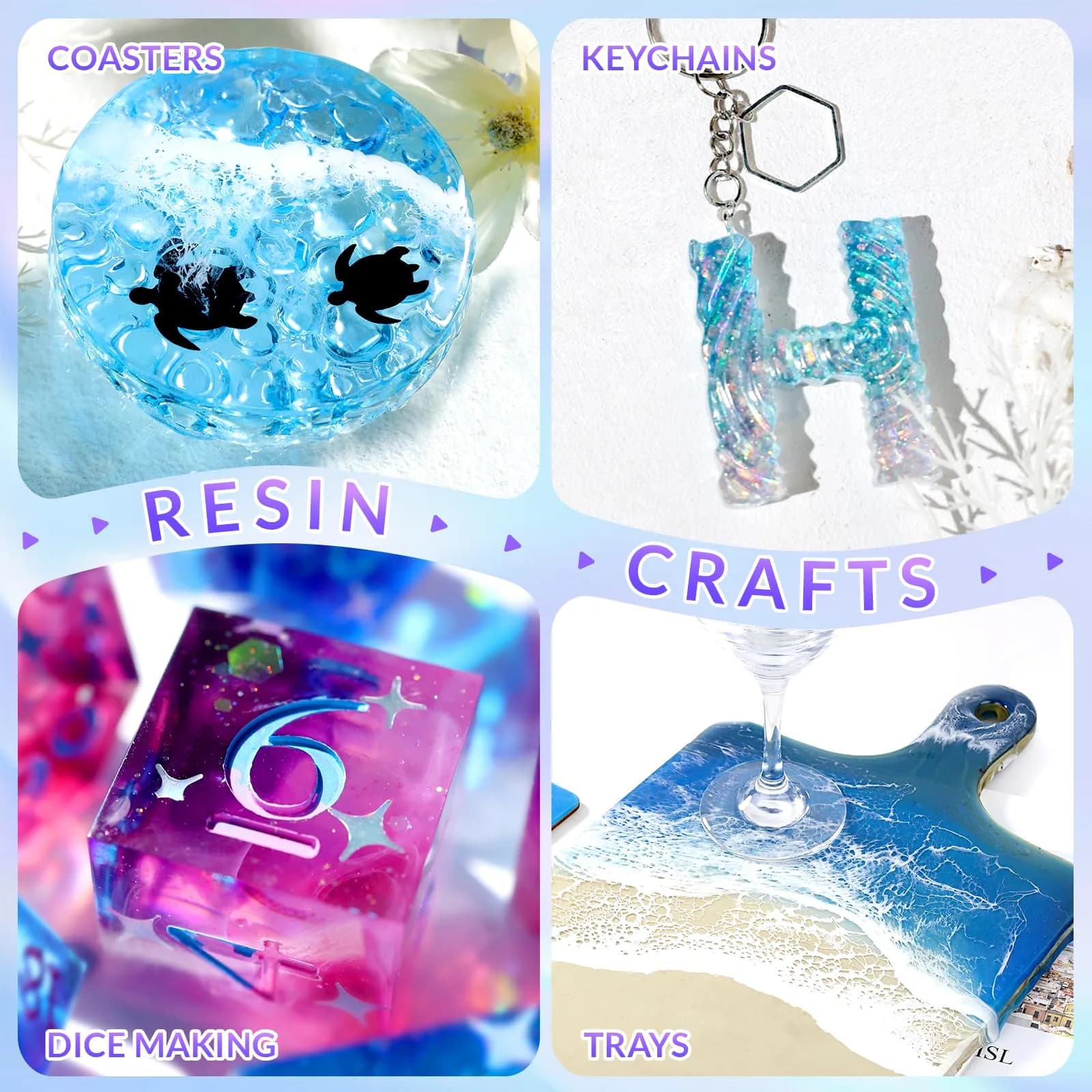 LET'S RESIN Epoxy Resin Dye 15 Colors (10ml/bottle) | Translucent Liquid Pigment for Resin Art & Jewelry Making - view 6