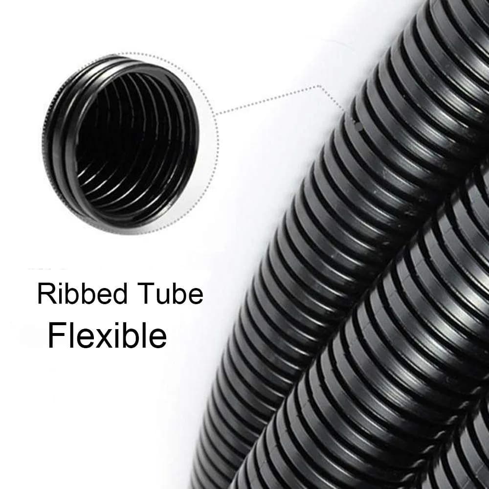 ZhiYo 50 FT 1/2" Wire Loom Split Tubing | High-Temperature Auto Wire Conduit thumbnail 3
