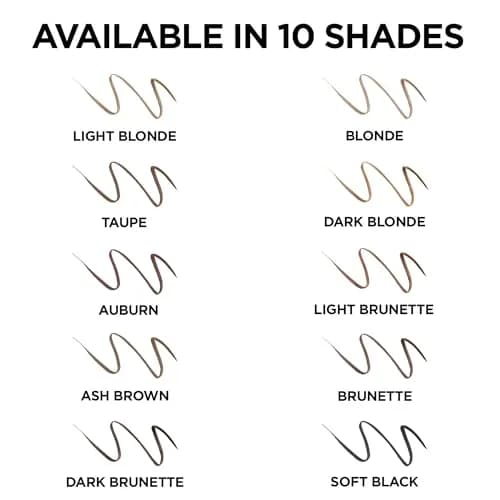 L'Oreal Paris Brow Stylist Definer Waterproof Eyebrow Pencil, Blonde, 0.003 oz (Pack of 2) | Ultra-Fine Mechanical Pencil thumbnail 6
