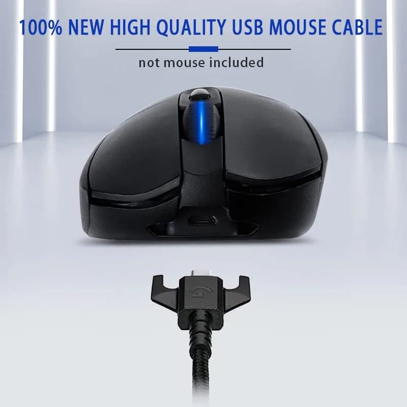 HUYUN USB Charging Cable Replacement for Logitech G403 G900 G903 G703 G PRO G Pro x Superlight Wireless Mouse | Durable 2m Tangle-Free thumbnail 5