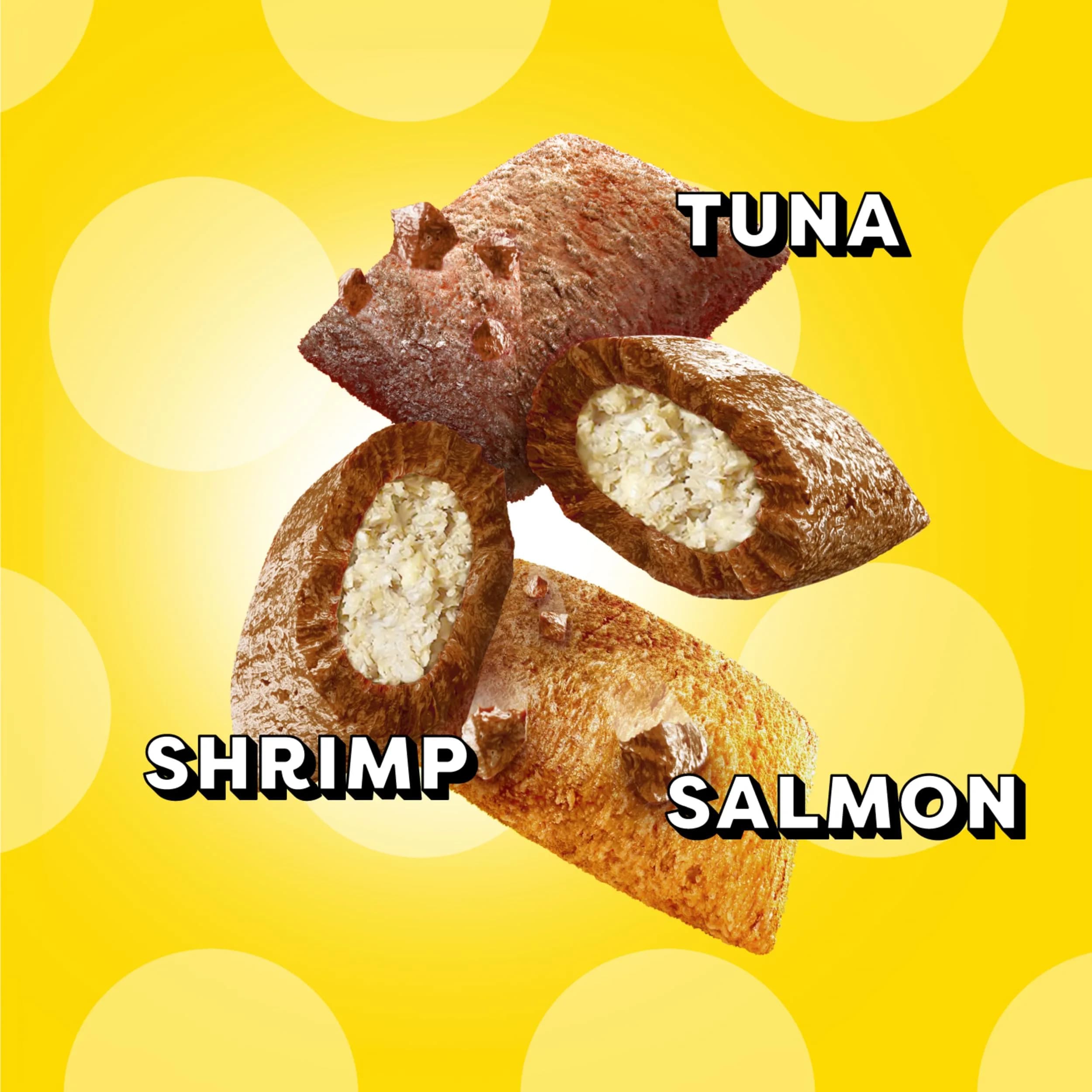 Temptations MixUps Crunchy Cat Treats, Surfer's Delight, 850g (30 oz) | Tuna, Shrimp & Salmon Flavors - view 3