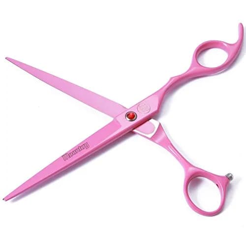 Moontay 7" Professional Dog Grooming Scissors Set of 5 with Pet Comb & Bag | Sharp, Ergonomic & Hand Forged thumbnail 6
