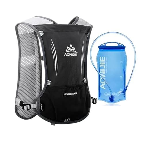 AONIJIE Hydration Vest Pack 5L (156 g / 5.5 oz) | Lightweight Running Backpack with 9 Pockets & 1.5L Bladder Compatibility thumbnail 2