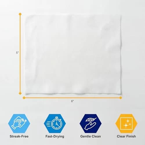 MED PRIDE Lens and Screen Cleaning Wipes 100 Count | Anti-Fog, Scratch-Free, Anti-Static for Eyeglasses & Devices thumbnail 2