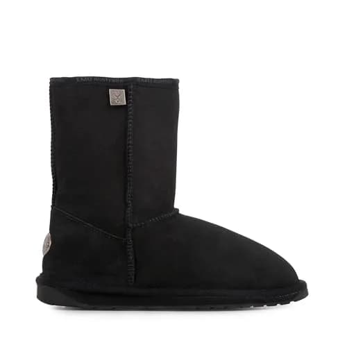 EMU Platinum Stinger Slim Lo Womens Boot, Black, US 11 | Water-Resistant Sheepskin Boot for Women thumbnail 1