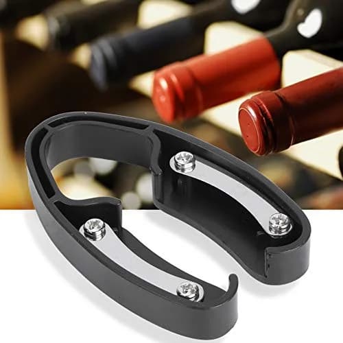 Fdit Black Bottle Opener Polka-dot Foil Paper Cutter 4.2cm (1.6inch) | Modern & Durable Wine Accessory thumbnail 5