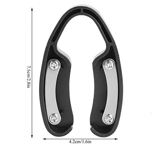 Fdit Black Bottle Opener Polka-dot Foil Paper Cutter 4.2cm (1.6inch) | Modern & Durable Wine Accessory thumbnail 2
