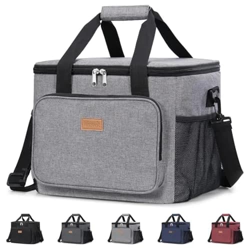 Lifewit Insulated Lunch Box for Men, 24L Gray | Large Capacity Food Cooler for Office & Travel thumbnail 1