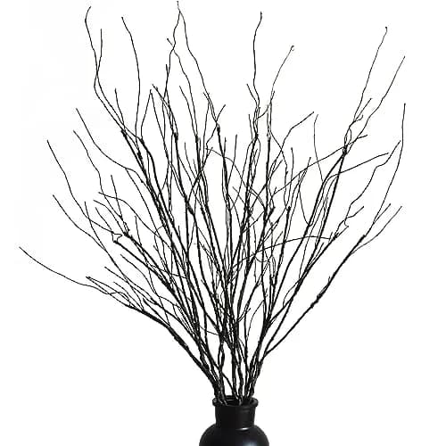 MISSWARM Artificial Curly Willow Branches 78cm (30.7in) | 10 Pcs Lifelike Bendable Stems for Home Decor thumbnail 1
