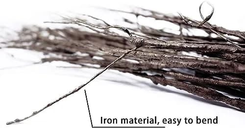 MISSWARM Artificial Curly Willow Branches 78cm (30.7in) | 10 Pcs Lifelike Bendable Stems for Home Decor thumbnail 3