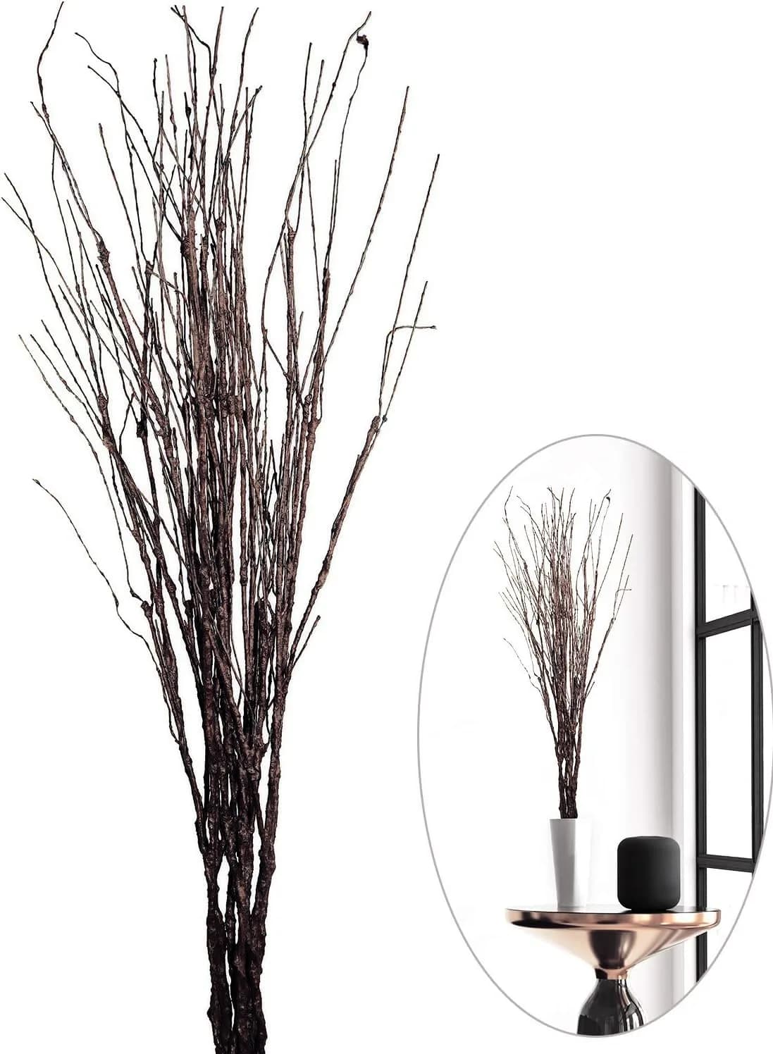 MISSWARM Artificial Curly Willow Branches 78cm (30.7in) | 10 Pcs Lifelike Bendable Stems for Home Decor - view 4