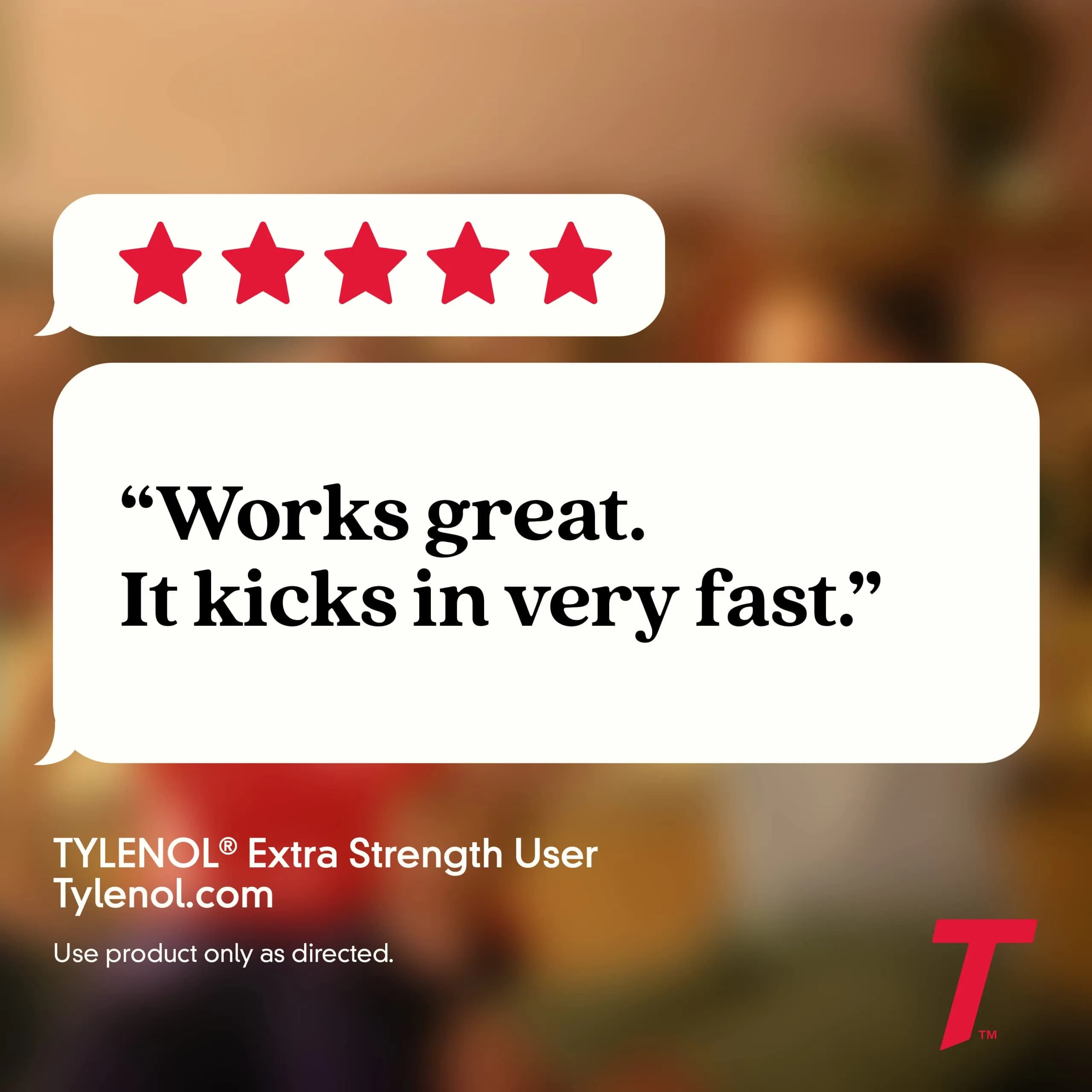 Tylenol Extra Strength 500 mg Acetaminophen Caplets, Pain Reliever & Fever Reducer, 50 Count (Pack of 1) | Pain relief for headache, backache, toothache, arthritis pain - view 6