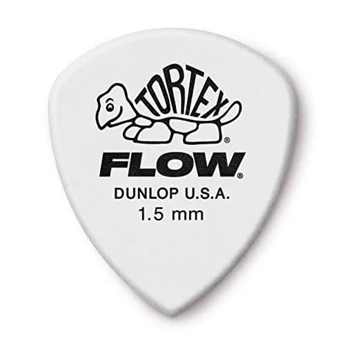 Jim Dunlop Tortex Flow Pick 1.50MM (12-Pack) | Precision Guitar Plectrum for Articulation thumbnail 1