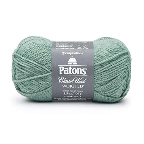 Patons Classic Wool Yarn, Basil - 100% Wool, 194 yds (582 ft) | Hand Wash Only thumbnail 1
