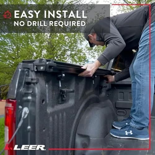 LEER SR250 Soft Rolling Truck Bed Tonneau Cover 5'7" | Weatherproof, Easy Install, Limited Lifetime Warranty thumbnail 7