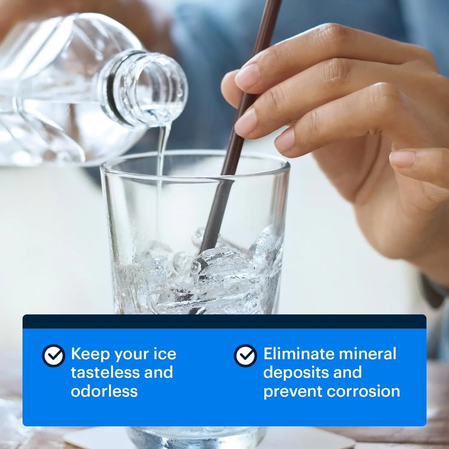 Essential Values Ice Machine Cleaner and Descaler 2x16 fl oz | Nickel Safe Descaler for All Ice Makers - view 5