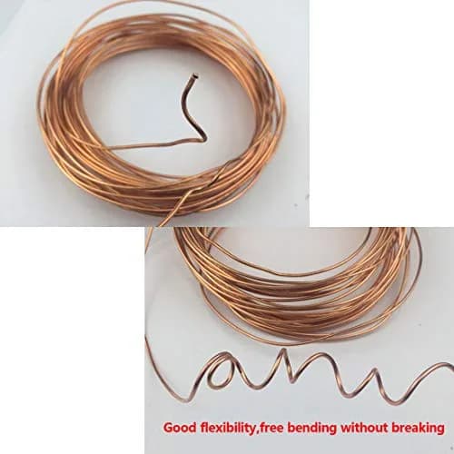 uxcell Copper Refrigeration Tubing 1.6mm OD x 0.6mm ID x 2m (6.5 Ft) Soft Coil | HVAC System Pipe thumbnail 5