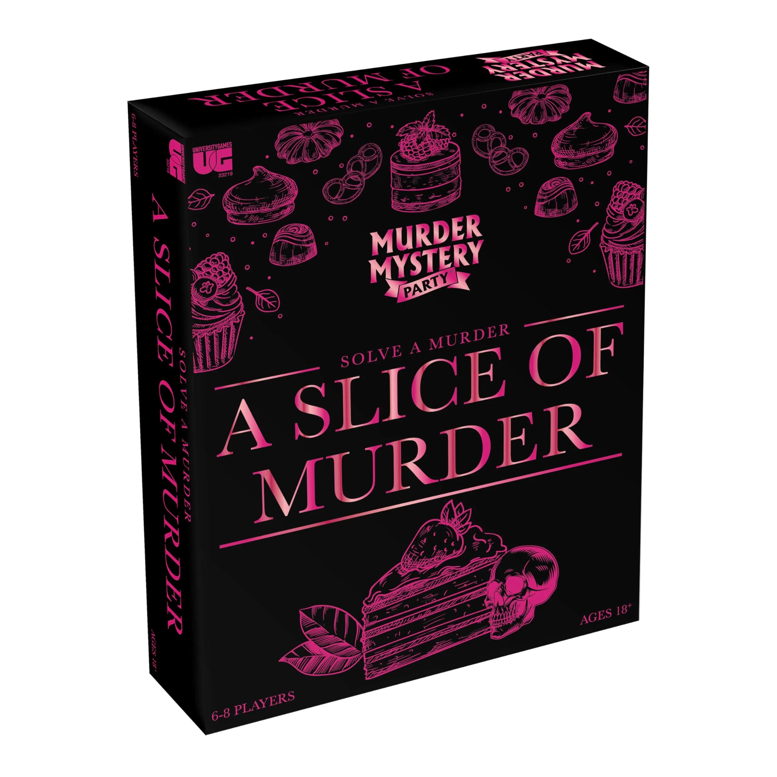 Murder Mystery Party A Slice of Murder Game 561 g (19.8 oz) | Interactive Dinner Party Game for 6-8 Players