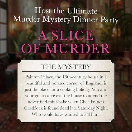 Murder Mystery Party A Slice of Murder Game 561 g (19.8 oz) | Interactive Dinner Party Game for 6-8 Players thumbnail 2