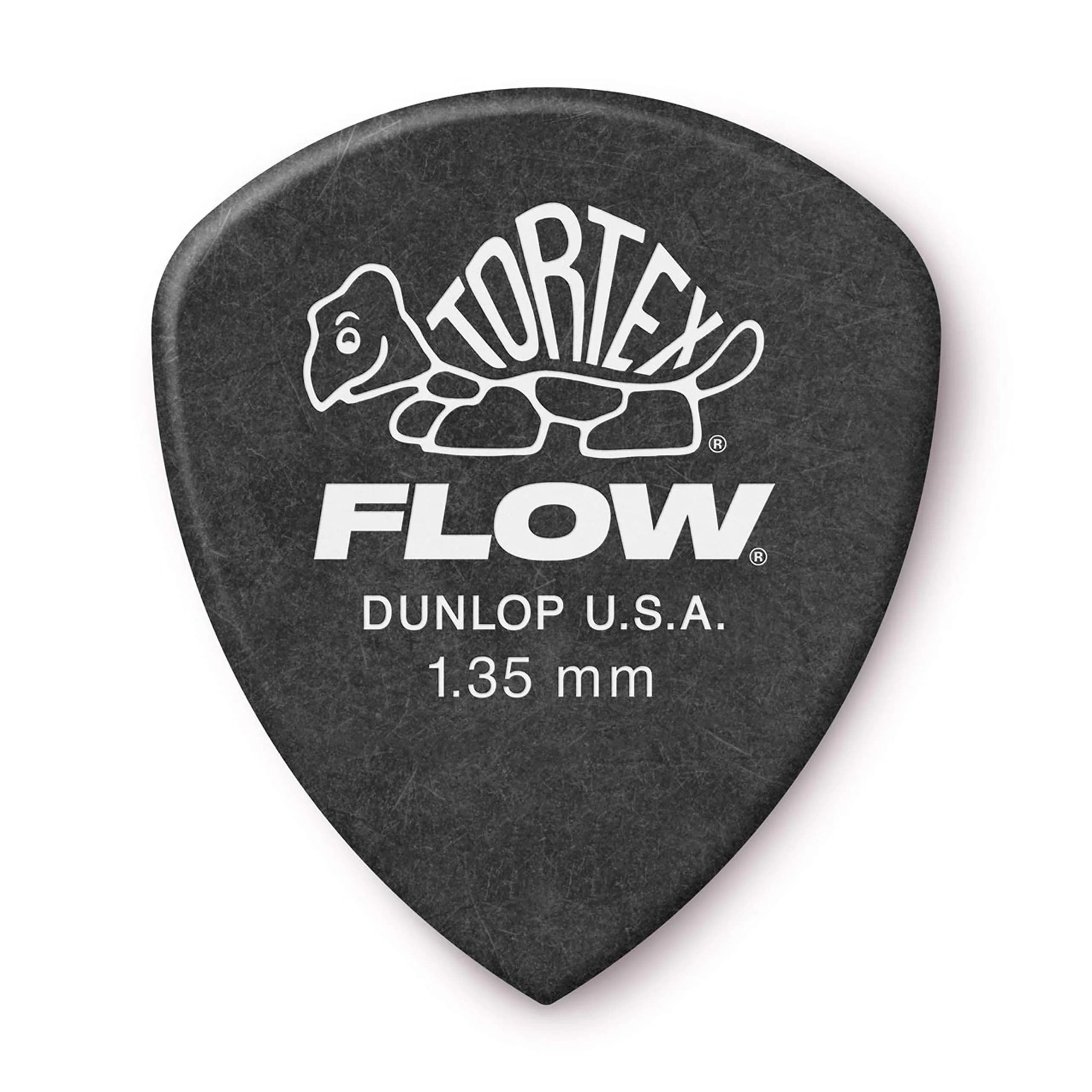 Jim Dunlop Tortex® Flow® Pick 1.35MM | Bright, Snappy Attack for Guitarists - main product image