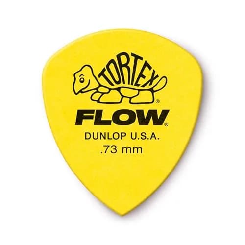 Jim Dunlop Tortex® Flow® Pick .73MM | Bright, Snappy Attack, Durable & Made in USA thumbnail 1
