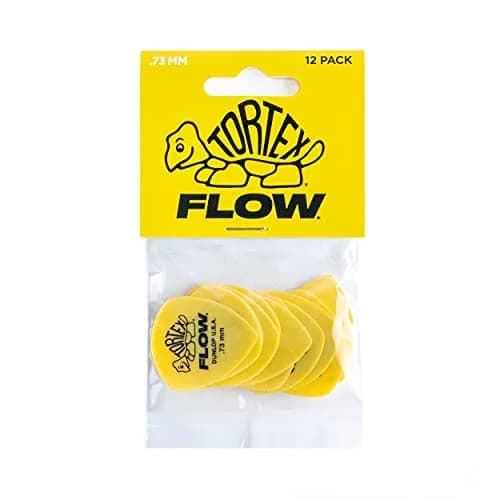 Jim Dunlop Tortex® Flow® Pick .73MM | Bright, Snappy Attack, Durable & Made in USA thumbnail 2
