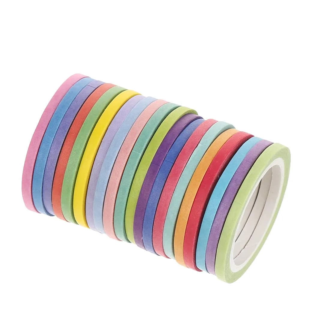 CCINEE Gold Washi Tape 3MM | 20 Rolls Slim Decorative Masking Tape for Crafts & DIY — Gold