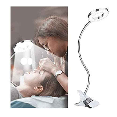 Salmue Silver USB LED Beauty Lamp 50cm (19.7in) | Eye-Friendly Flicker-Free Light for Tattoos, Makeup, and Study thumbnail 2