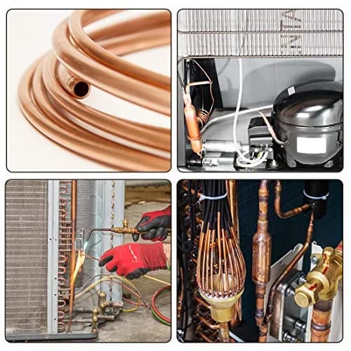 uxcell Soft Coil Copper Refrigeration Tubing 2m (6.5 Ft) | HVAC & AC Repair Coil thumbnail 4