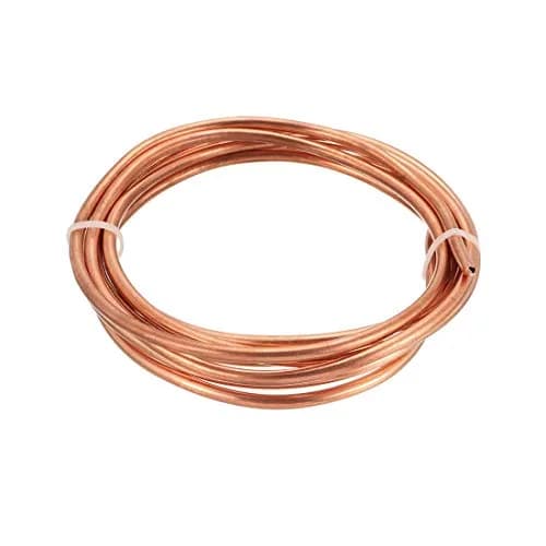uxcell Soft Coil Copper Refrigeration Tubing 2m (6.5 Ft) | HVAC & AC Repair Coil thumbnail 1