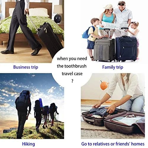 Nincha Travel Case for Oral-B Pro Series | Portable, Food-Safe Plastic, Fits 1 Handle & 3 Brush Heads thumbnail 6