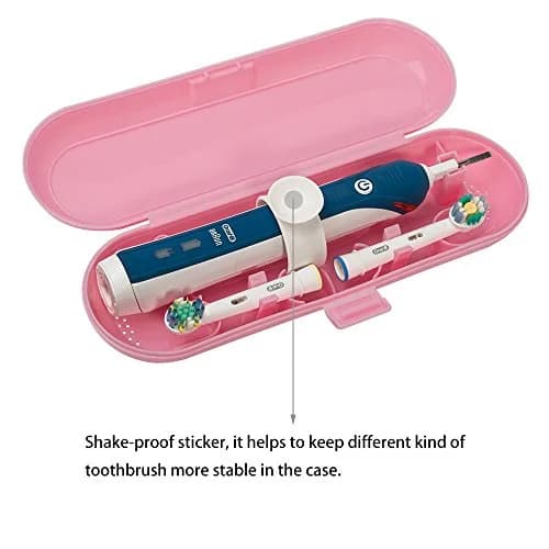 Nincha Travel Case for Oral-B Pro Series | Portable, Food-Safe Plastic, Fits 1 Handle & 3 Brush Heads thumbnail 3