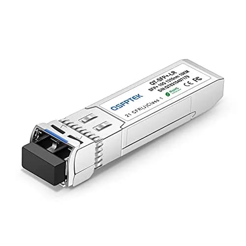 QSFPTEK 10GBASE-LR Module | 10Gb SFP+ Optical Transceiver 10km SMF Compatible for Arista thumbnail 1