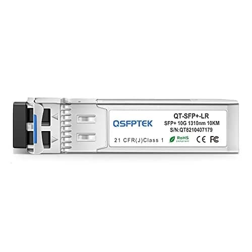 QSFPTEK 10GBASE-LR Module | 10Gb SFP+ Optical Transceiver 10km SMF Compatible for Arista thumbnail 2