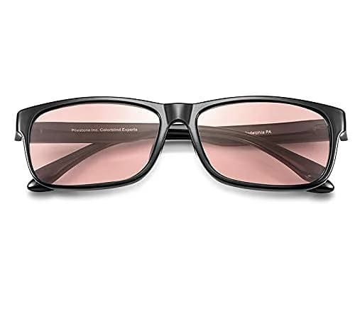 Pilestone TP-021 Color Blind Glasses Adventurer Classic Amber | Mild/Moderate Red-Green Blindness Indoor Use — Amber