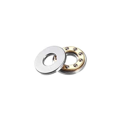 uxcell F5-12M Thrust Ball Bearings 5mm x 12mm x 4mm Chrome Steel Single Direction (2-Pack) | Precision Bearings for Industrial Applications thumbnail 2