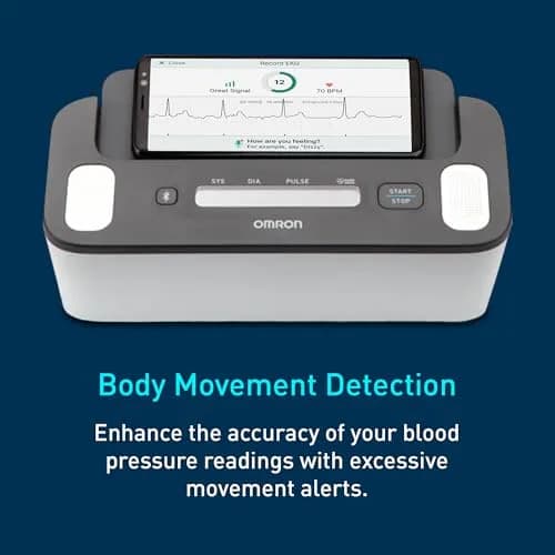 OMRON Complete 2-in-1 Blood Pressure Monitor + EKG BP7900 Black | Advanced Accuracy & Bluetooth Sync thumbnail 4