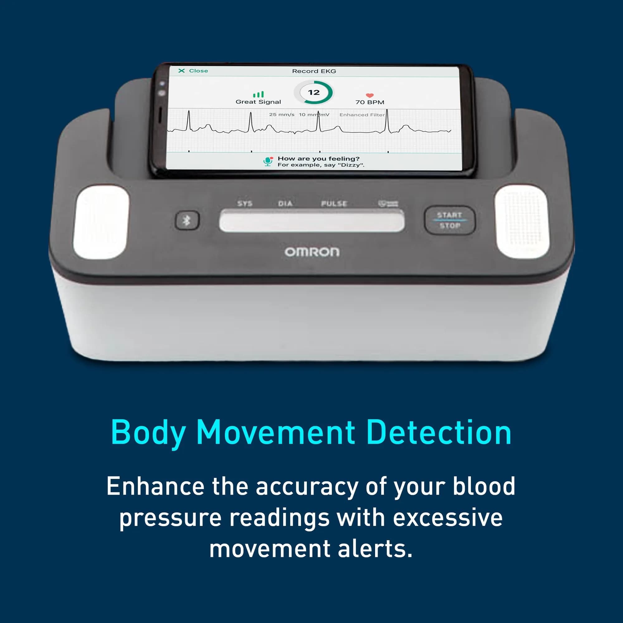 OMRON Complete 2-in-1 Blood Pressure Monitor + EKG BP7900 Black | Advanced Accuracy & Bluetooth Sync - view 4