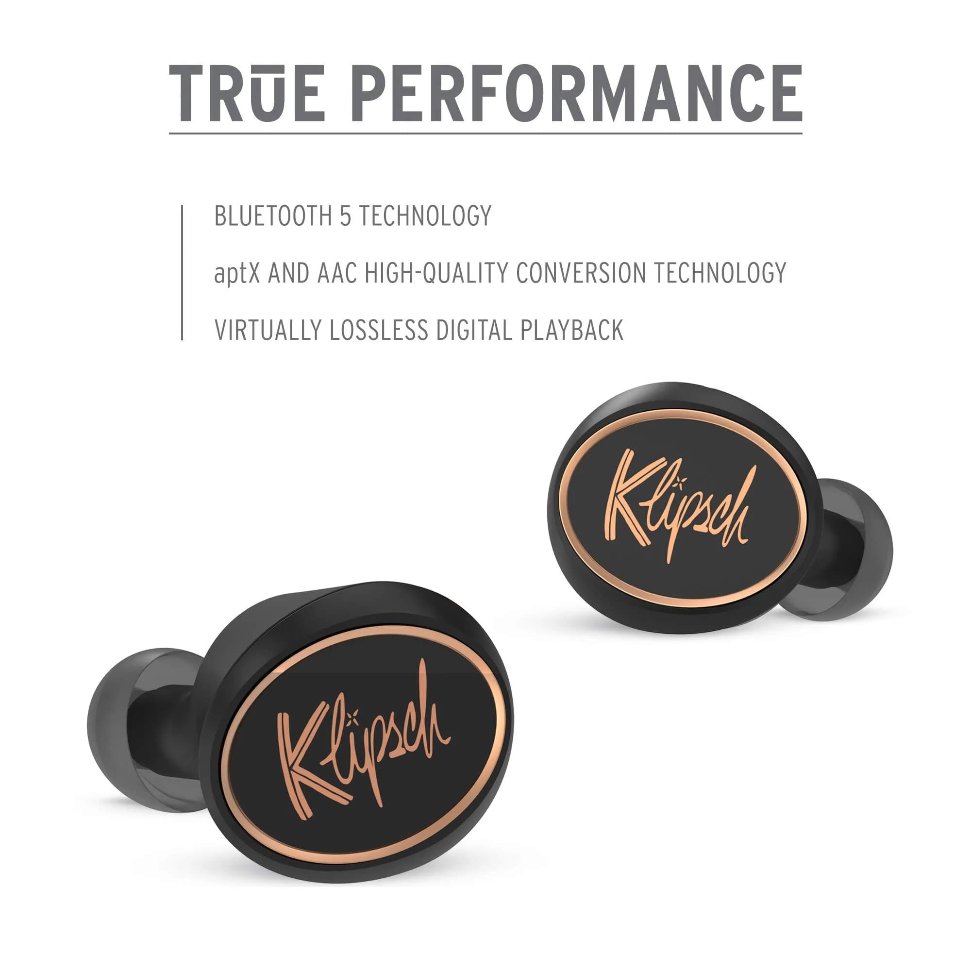 Klipsch T5 True Wireless Earbuds, Silver, 20m Bluetooth 5 | Legendary Acoustic Clarity - view 5